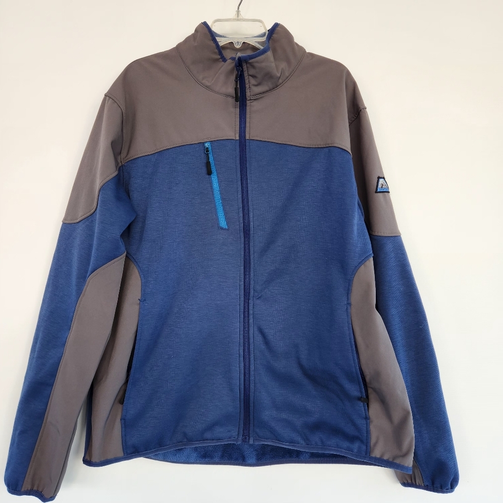 Men's Blue and Gray Jacket